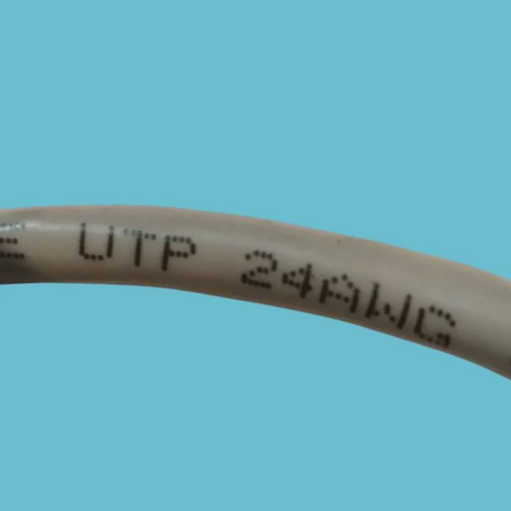 Fousine Ethernet Cable Cat 5e UTP 24AWG Sunlight Resistant 750C Gray 6 ft